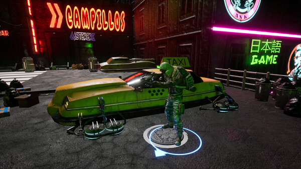 Screenshot z Data Drift: Cyberpunk Shooter Top Down indie action