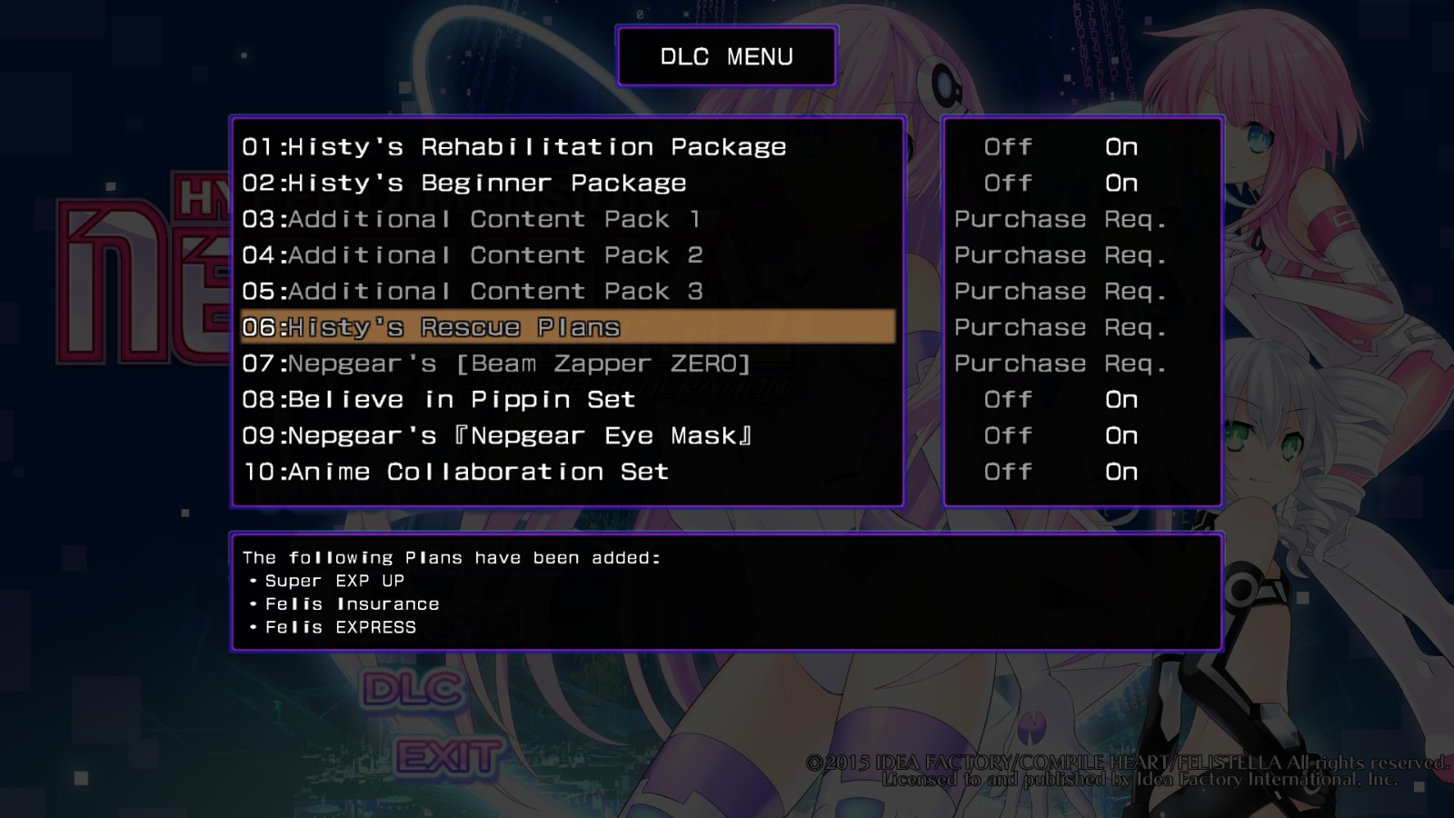 Hyperdimension Neptunia Re;Birth2 Histy's Rescue Plans Featured Screenshot #1