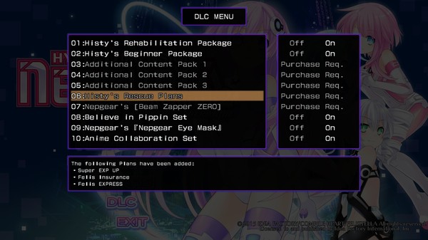 Hyperdimension Neptunia Re;Birth2 Histy's Rescue Plans