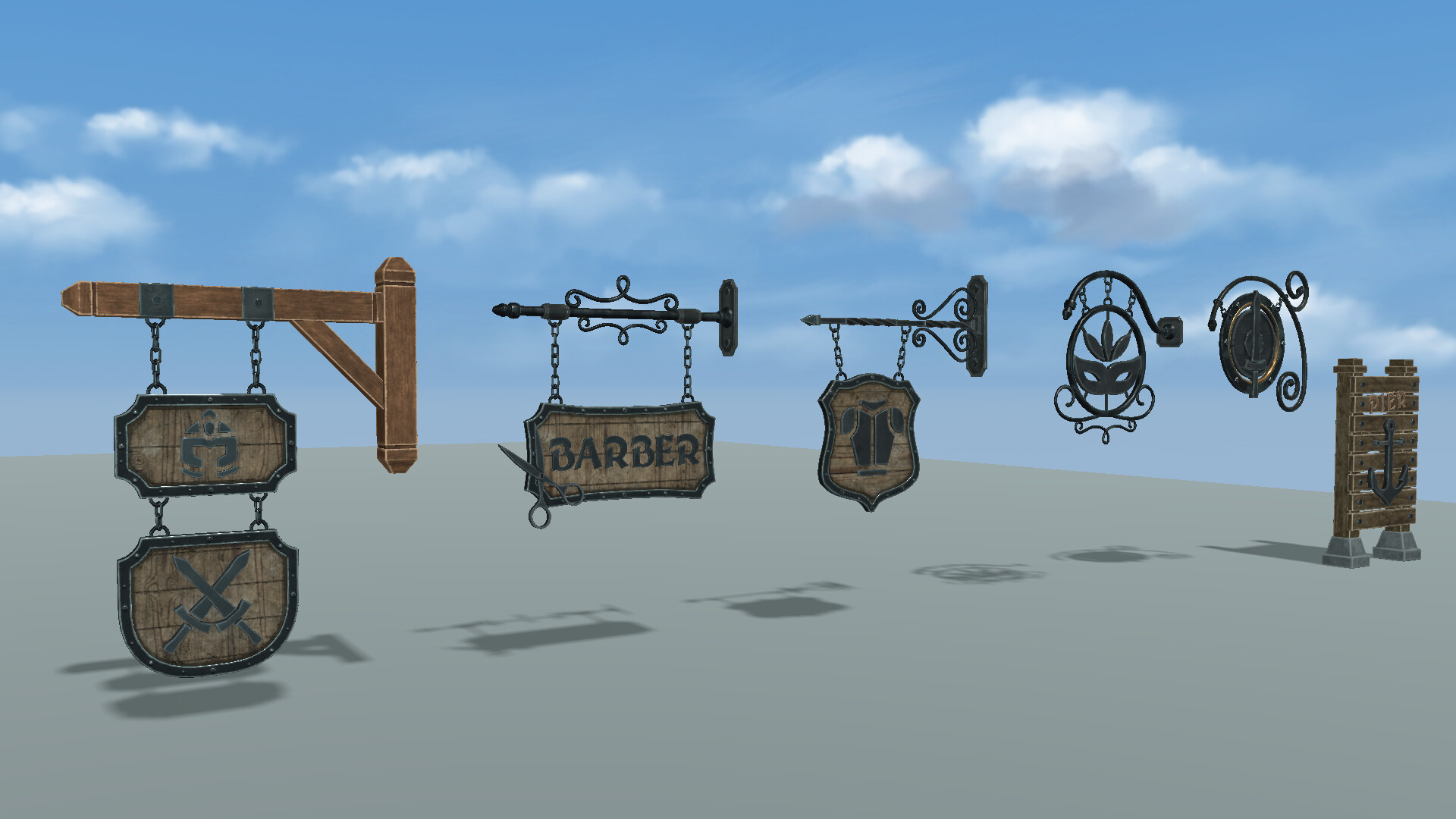 RPG Developer Bakin Modular Medieval Signs Featured Screenshot #1