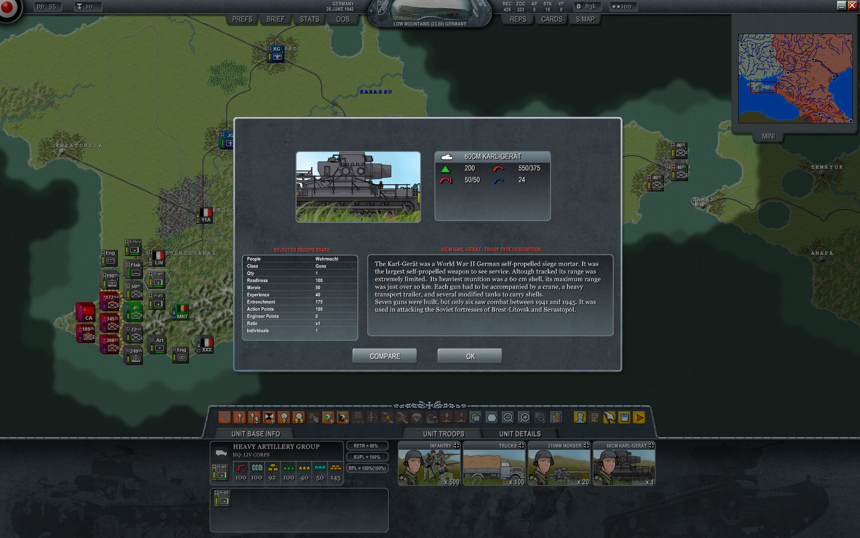 Decisive Campaigns: Case Blue screenshot #2