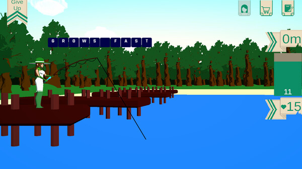 Screenshot z Type 'n' Fish
