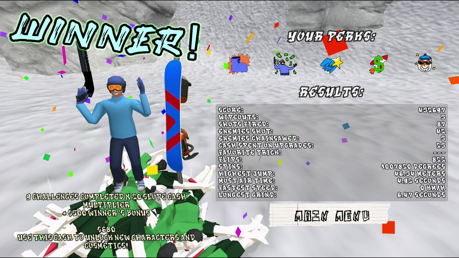 Radical Zomboarding screenshot 7