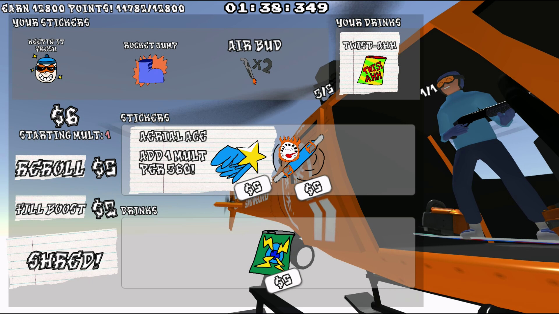 Radical Zomboarding screenshot #3