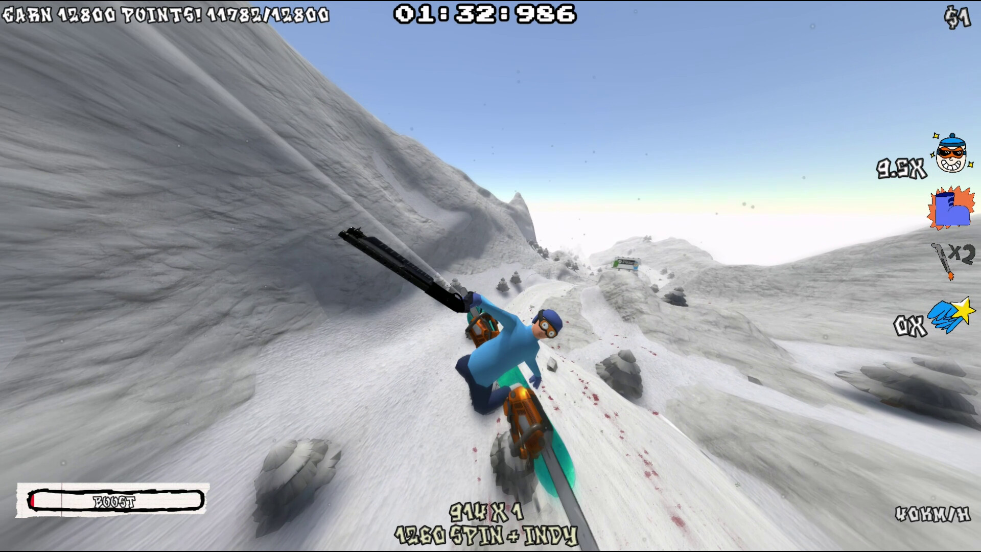 Radical Zomboarding screenshot #2