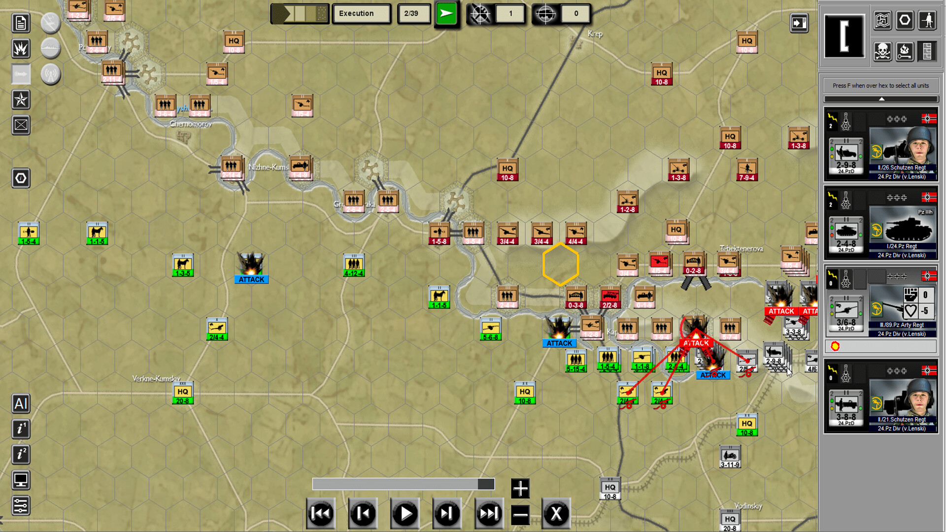 WEGO World War II: Stalingrad screenshot #2