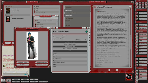 Fantasy Grounds - Werewolf: Scent of Decay