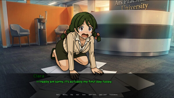 Screenshot of The Voynich Project gameplay showing in-action mechanics
