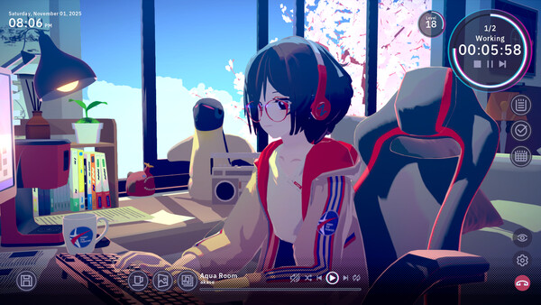 Chill with You : Lo-Fi Story game for Linux 1