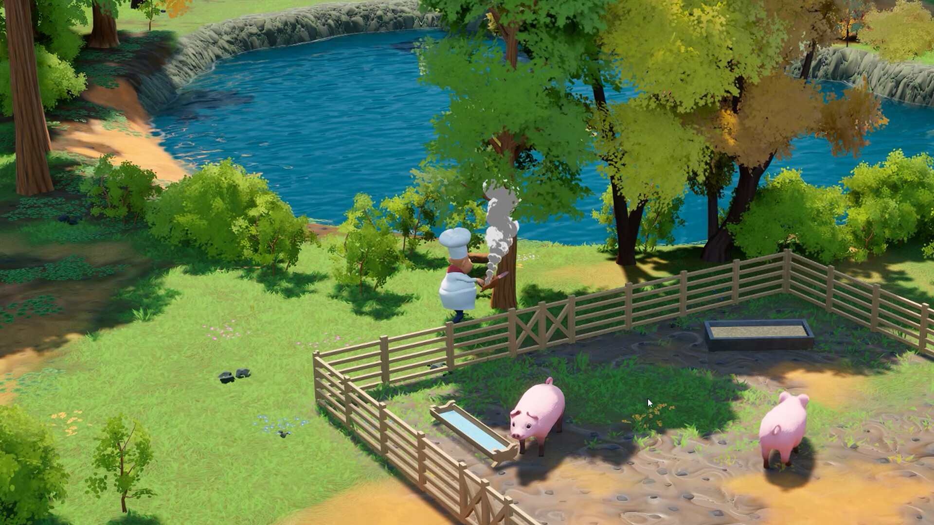 Escena final de victoria en Wild Roots