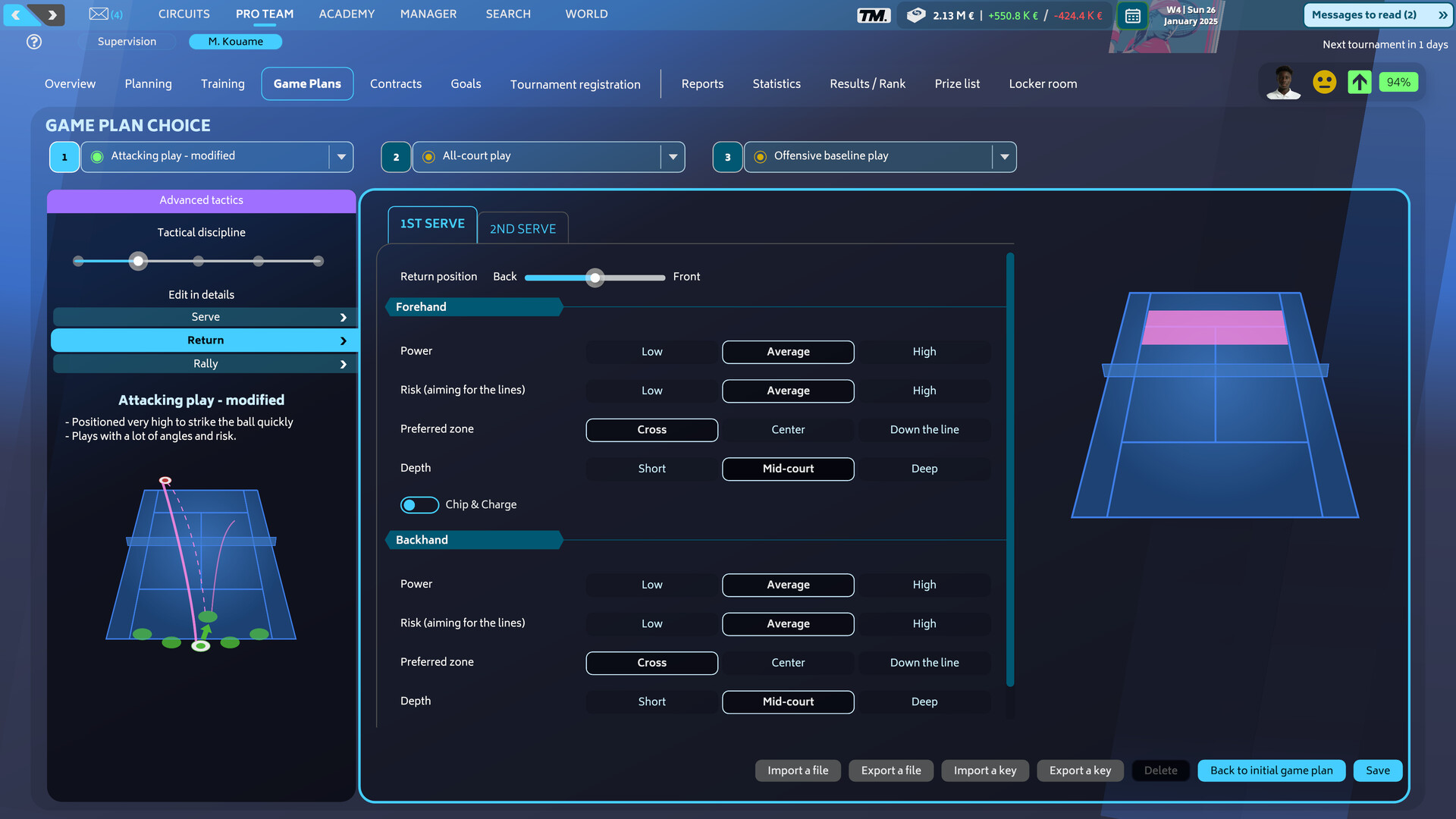 Tennis Manager 25 screenshot #6