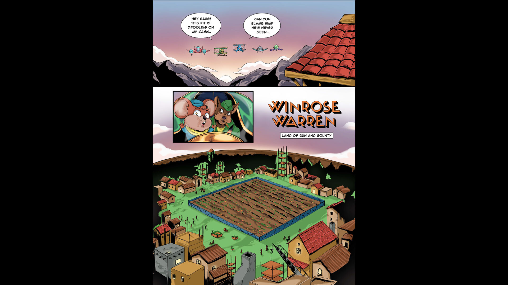 Air Hares: Floppy Flights of Fancy- Digital Comic Book PC gameplay screenshot 7 of 7