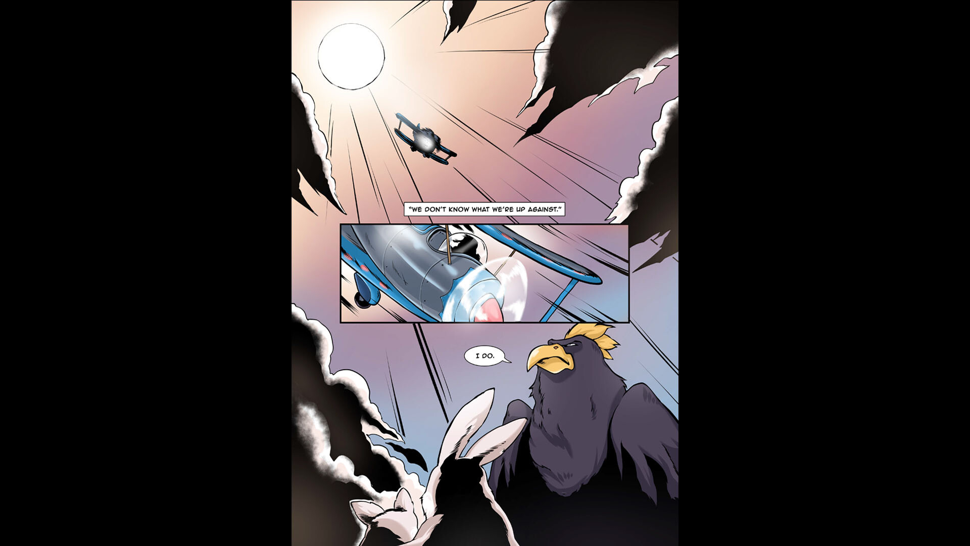 Air Hares: Floppy Flights of Fancy- Digital Comic Book Screenshot Thumbnail 4