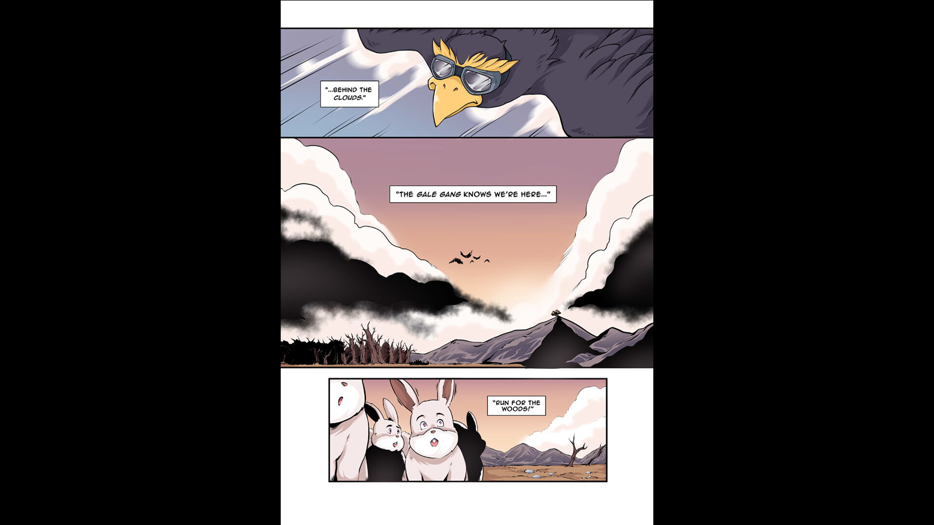 Air Hares: Floppy Flights of Fancy- Digital Comic Book Featured Screenshot #1