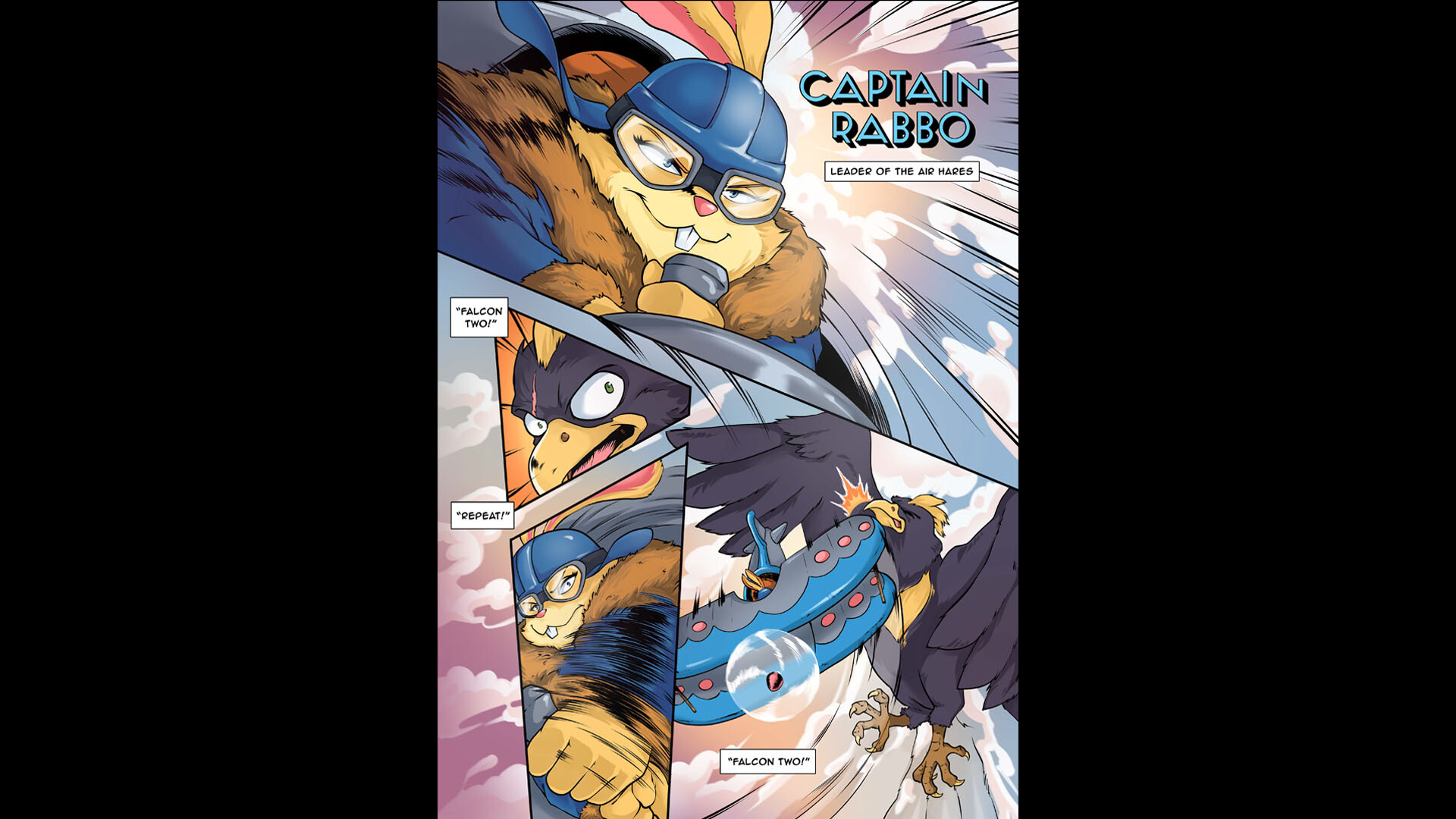 Air Hares: Floppy Flights of Fancy- Digital Comic Book Screenshot Thumbnail 5