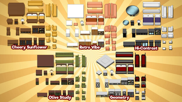 RPG Maker MV - KR Furniture Store - Modern Suites Tileset