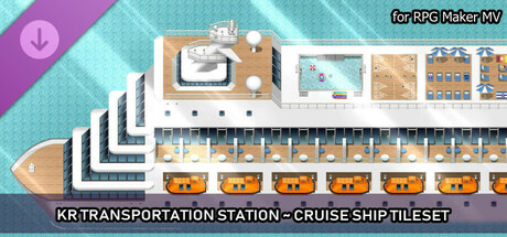 RPG Maker MV - KR Transportation Station - Cruise Ship Tileset cover art