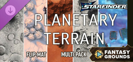 Fantasy Grounds - Starfinder 2 RPG - Flip-Mat: Planetary Terrain Multi-Pack cover art