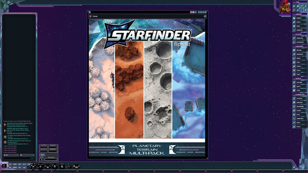 Fantasy Grounds - Starfinder 2 RPG - Flip-Mat: Planetary Terrain Multi-Pack