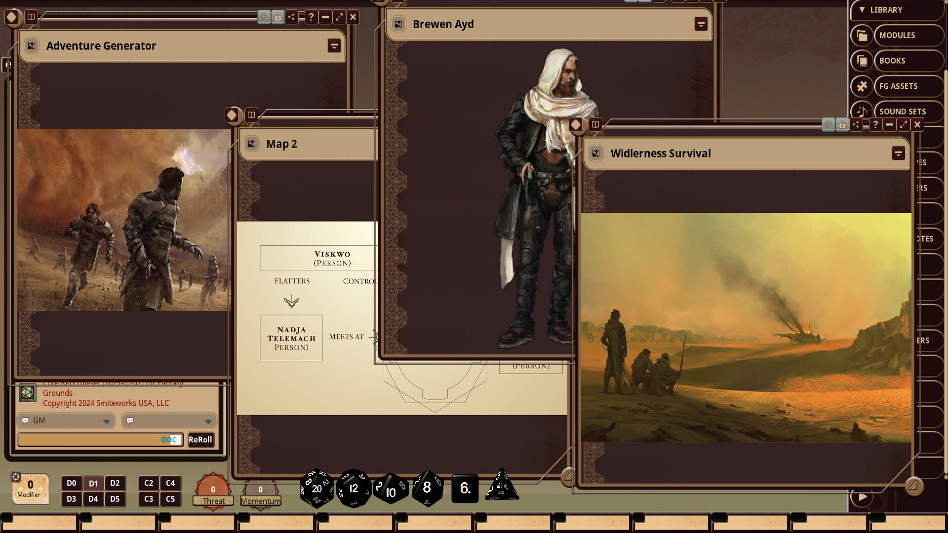 Fantasy Grounds - Dune - Adventures in the Imperium Gamemaster's Toolkit Featured Screenshot #1
