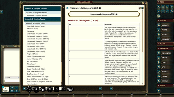 Fantasy Grounds - Campaign Builder: Dungeons & Ruins