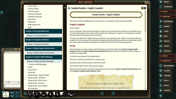 Fantasy Grounds - Campaign Builder: Dungeons & Ruins