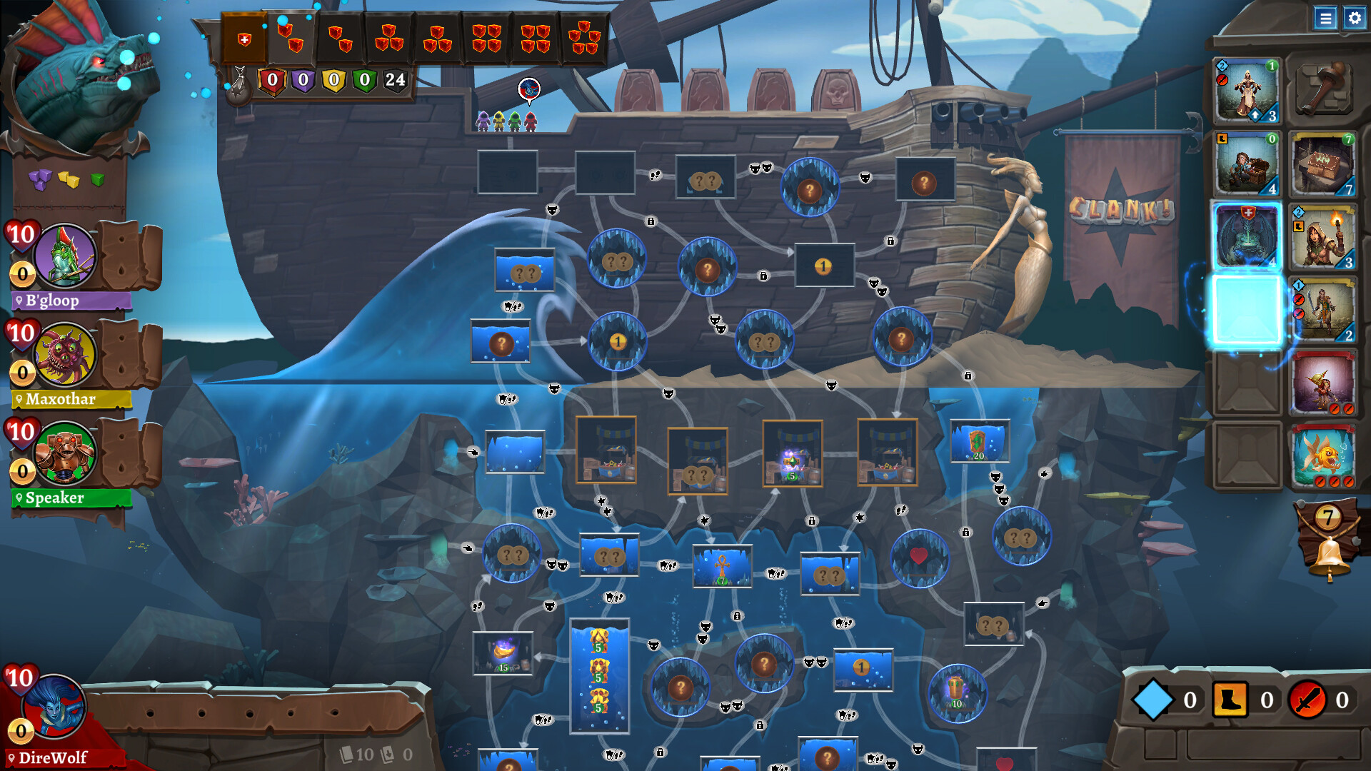 Clank! - Sunken Treasures Featured Screenshot #1