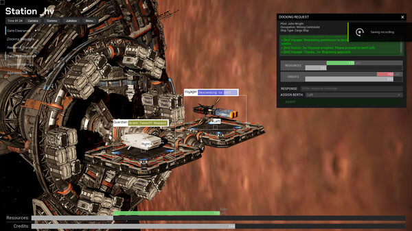 Delos: Space Traffic Control screenshot 1