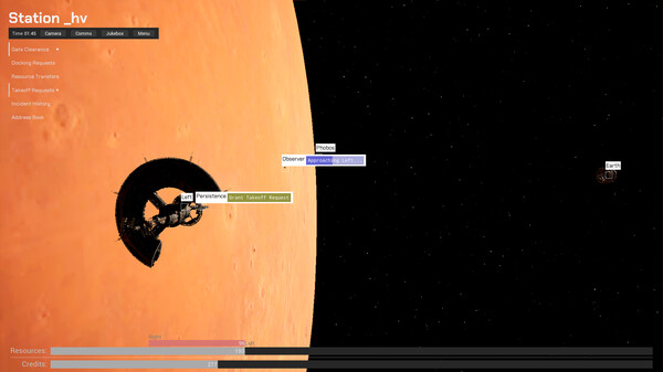 Delos: Space Traffic Control screenshot 2