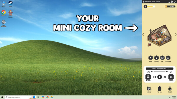 Скриншот из Mini Cozy Room : Lo-Fi Demo