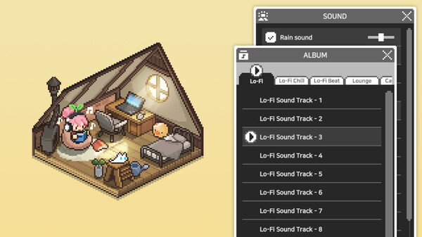 Скриншот из Mini Cozy Room : Lo-Fi Demo