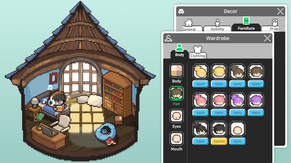 Скриншот из Mini Cozy Room : Lo-Fi Demo