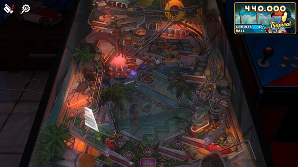 Zaccaria Pinball - Tropical Deluxe Pinball Table