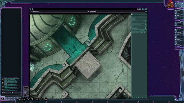 Fantasy Grounds - Starfinder 2 RPG - Flip-Mat: Alien Ruins