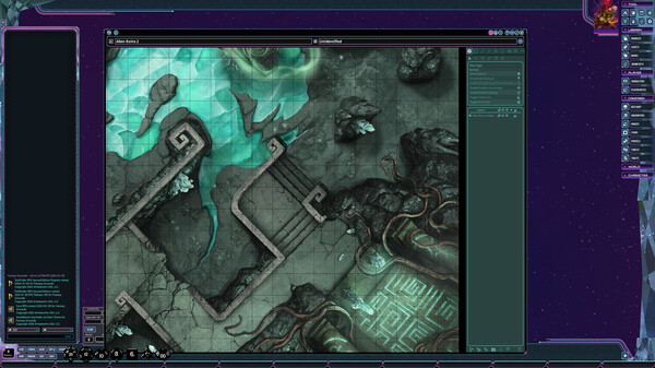 Fantasy Grounds - Starfinder 2 RPG - Flip-Mat: Alien Ruins