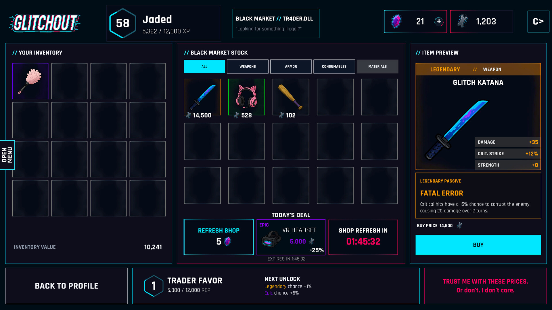 GLITCHOUT screenshot 2