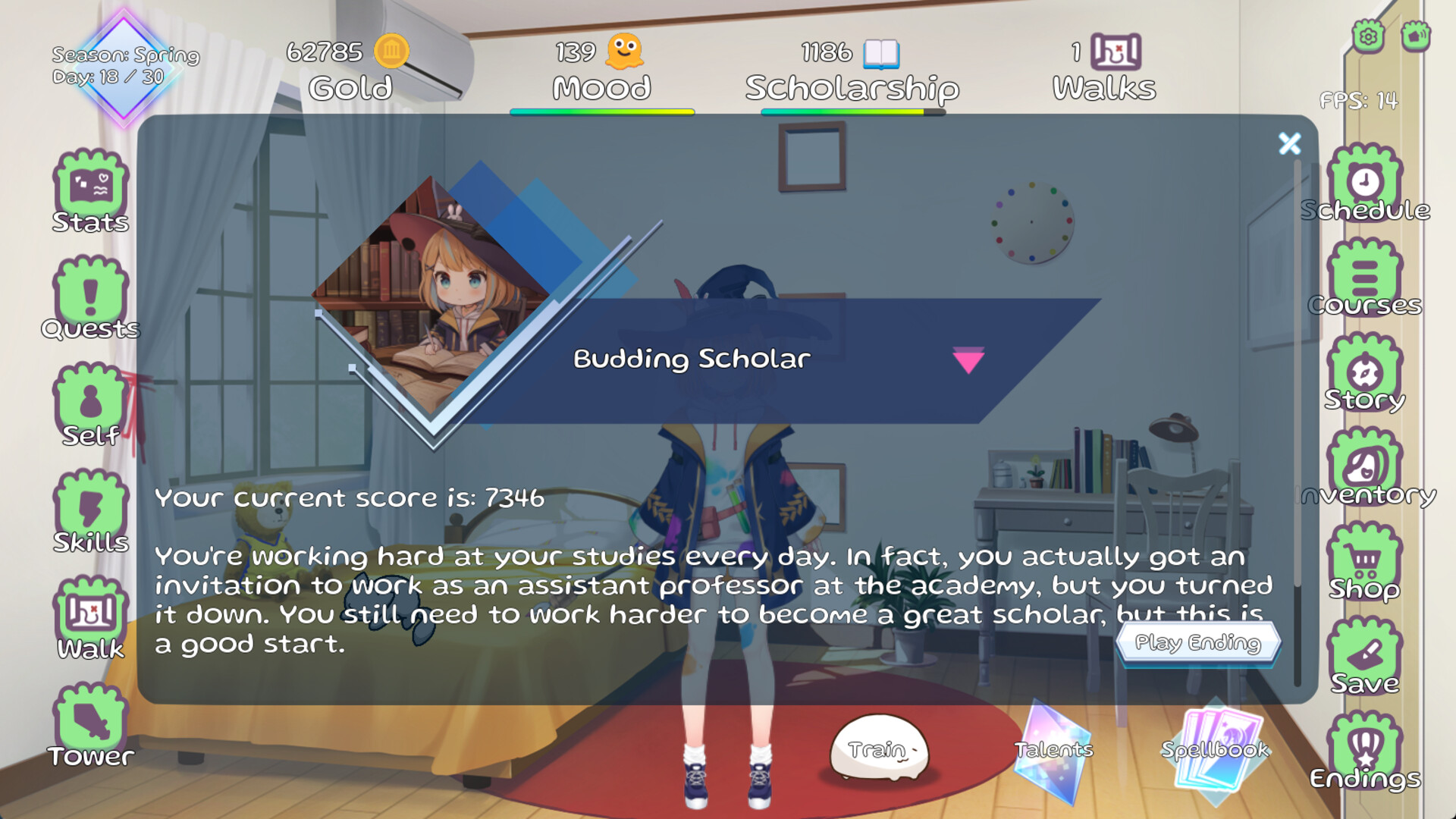 Raising Niziiro: Albion's Witch screenshot #6