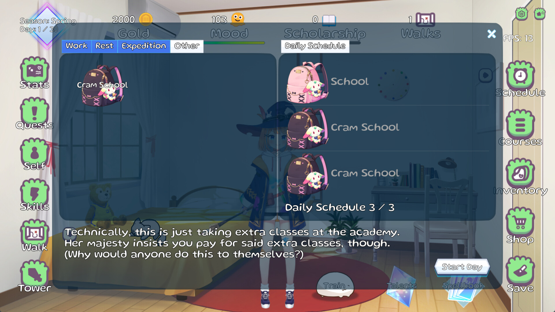 Raising Niziiro: Albion's Witch screenshot #1