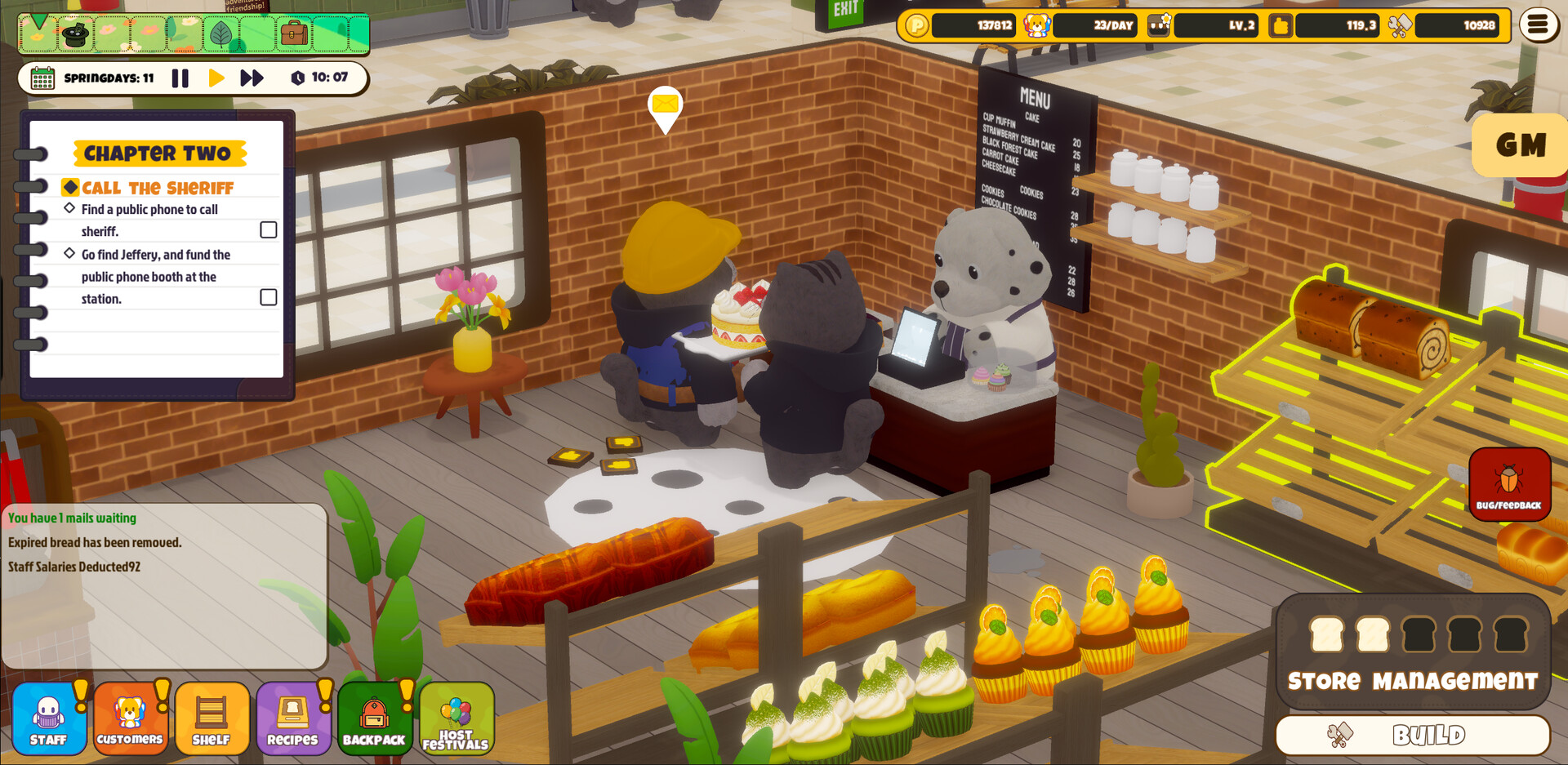 Animal Bakery screenshot 2