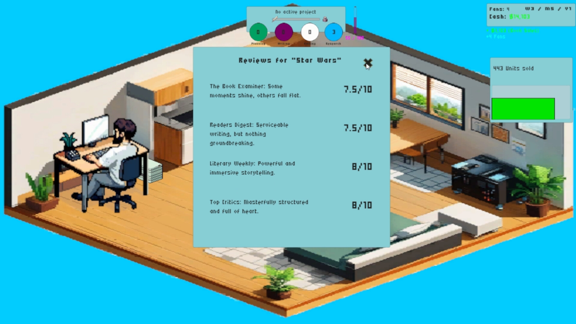 Writer Tycoon screenshot 3