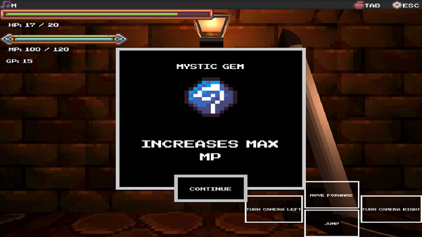 Crypts & Curves game for Linux 1