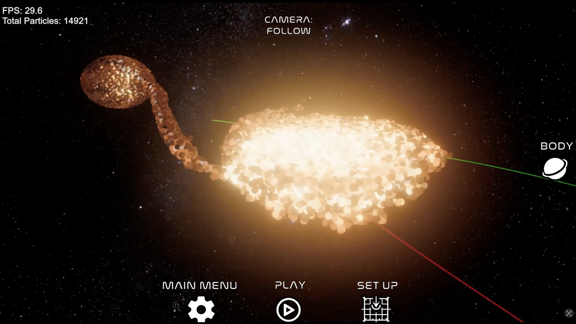 Modo disco protoplanetario con formación estelar