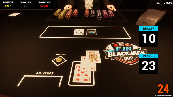 Скриншот из FJN Blackjack Cup