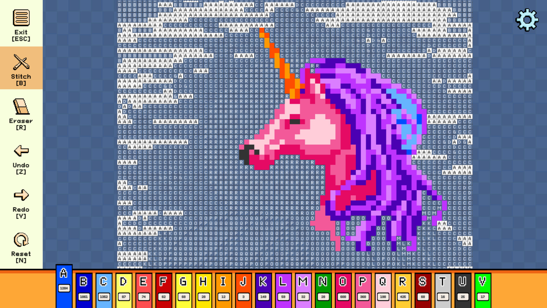 Pixel Cross Stitch - Mythical Monsters Pack Featured Screenshot #1
