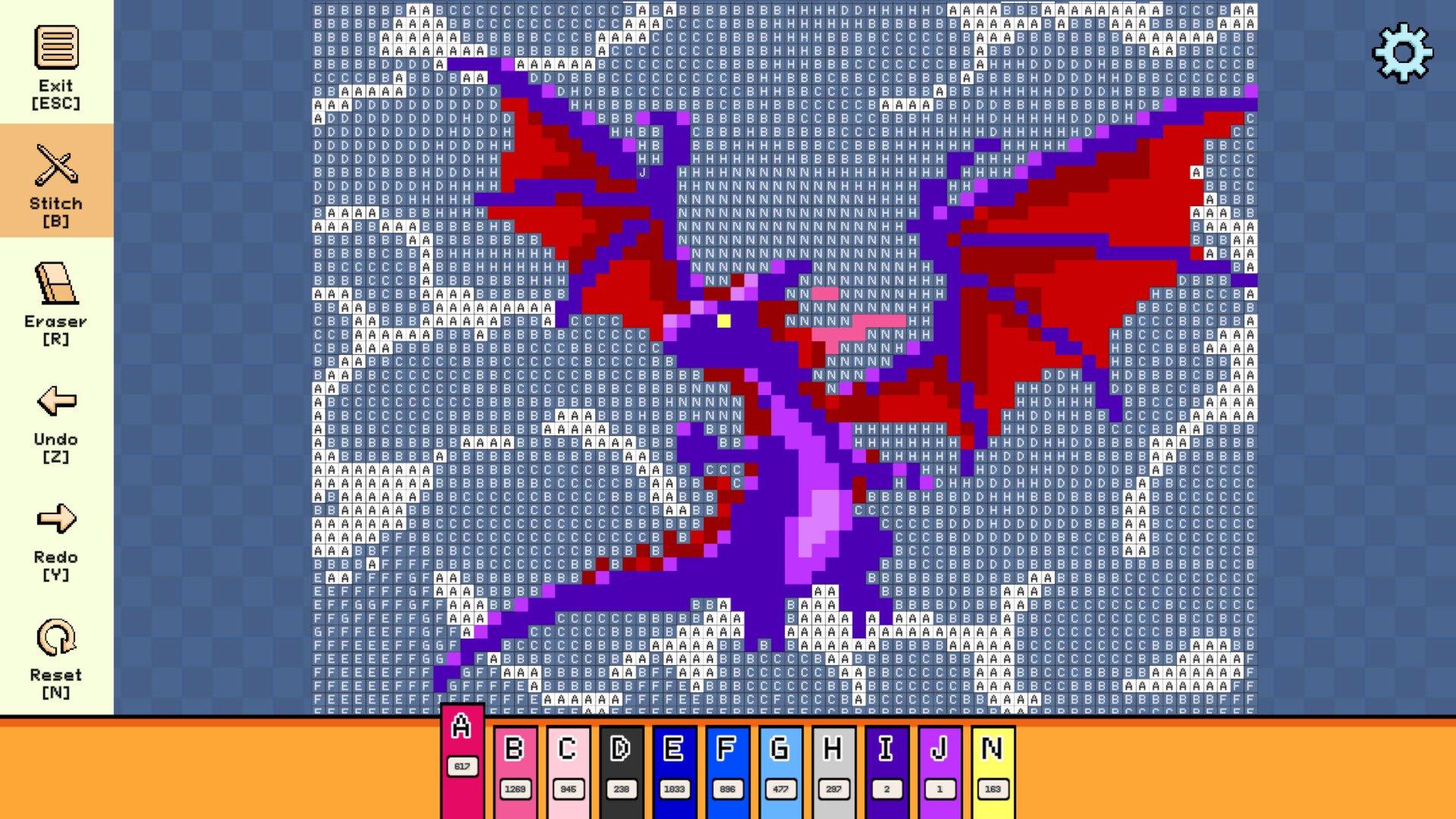Pixel Cross Stitch - Mythical Monsters Pack 2 Featured Screenshot #1