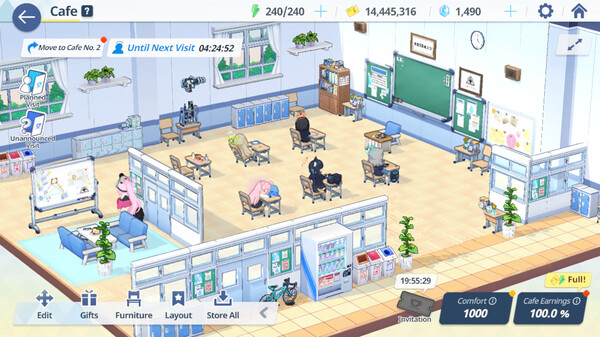 Screenshot of Blue Archive
