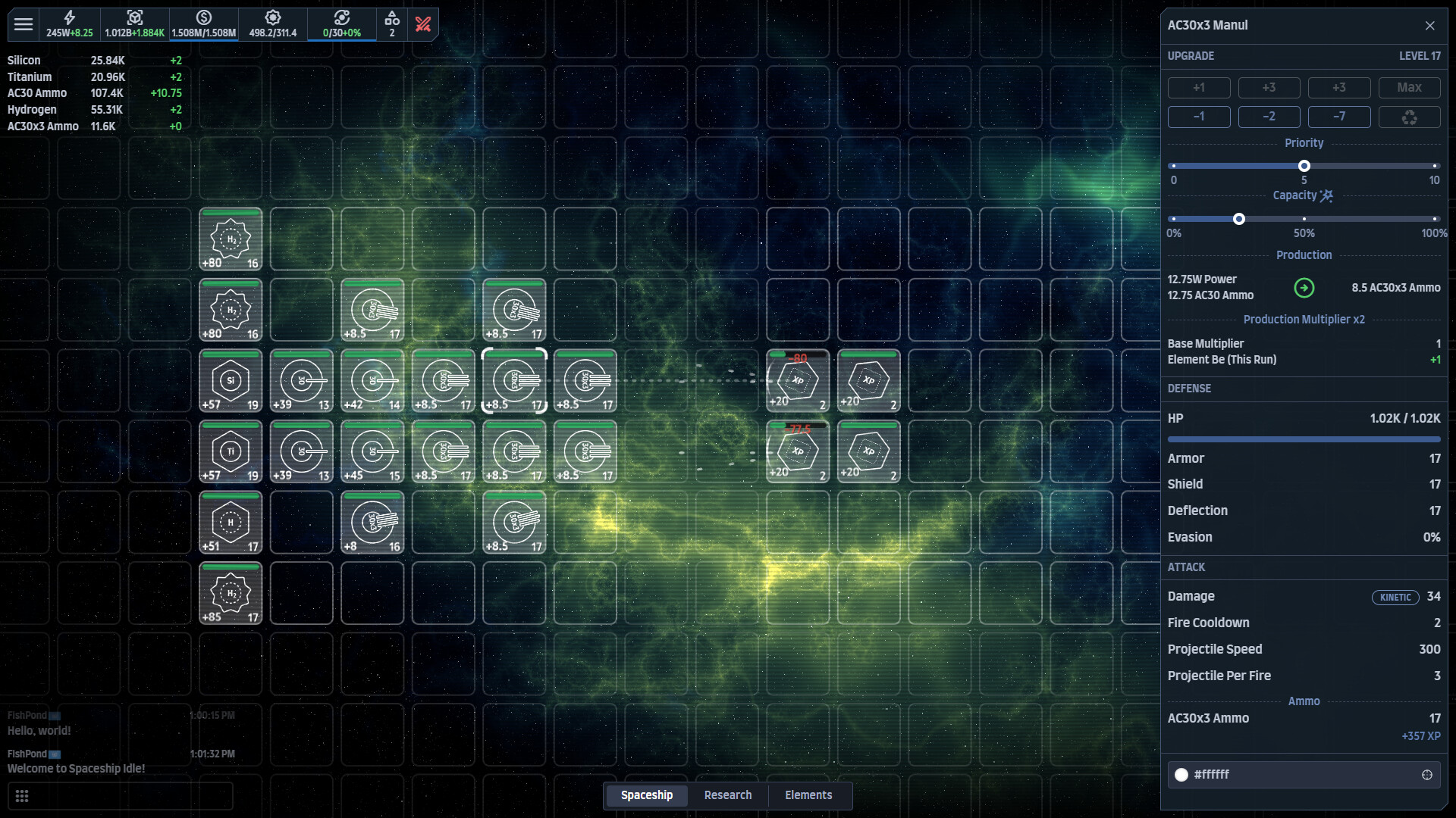 Spaceship Idle: Design, Build, Explore & Battle Demo Featured Screenshot #1