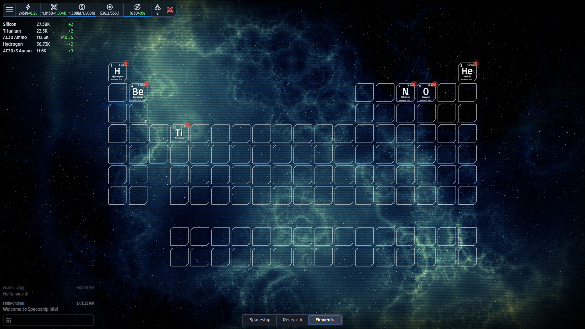 #5. Spaceship Idle: Design, Build, Explore & Battle Demo (Steam) By: Fish Pond Studio