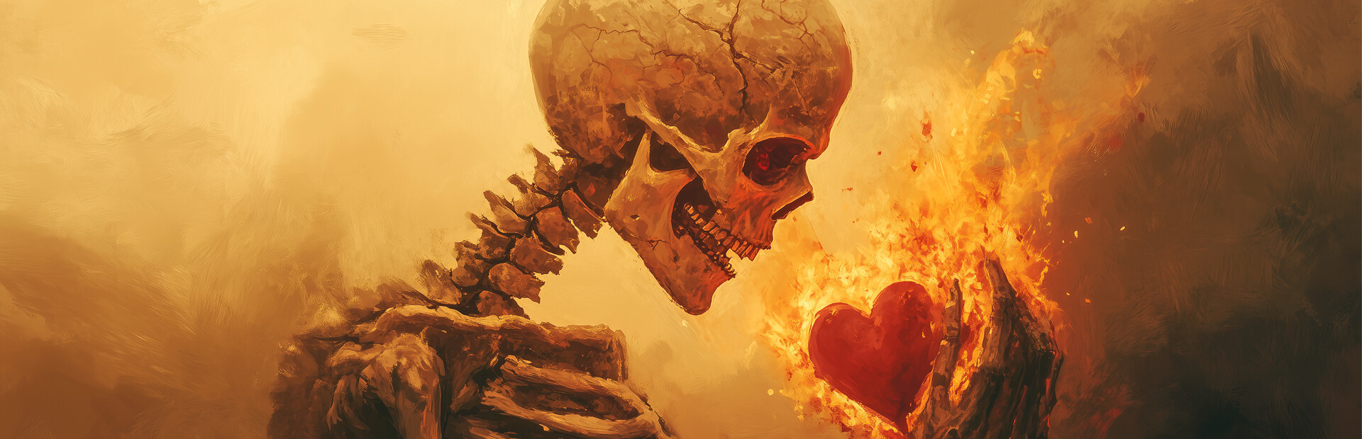 Broken Scary Skeleton