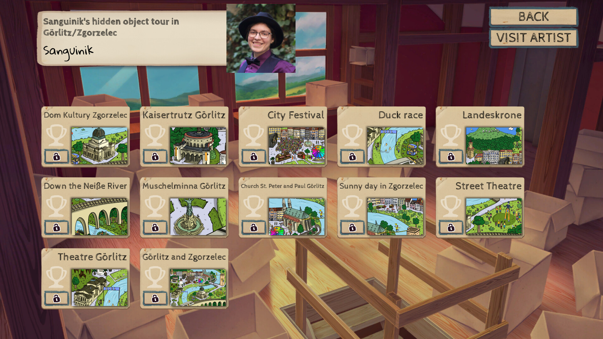 DACHstudio Puzzle Box - Sanguinik's hidden object tour in Görlitz/Zgorzelec Featured Screenshot #1